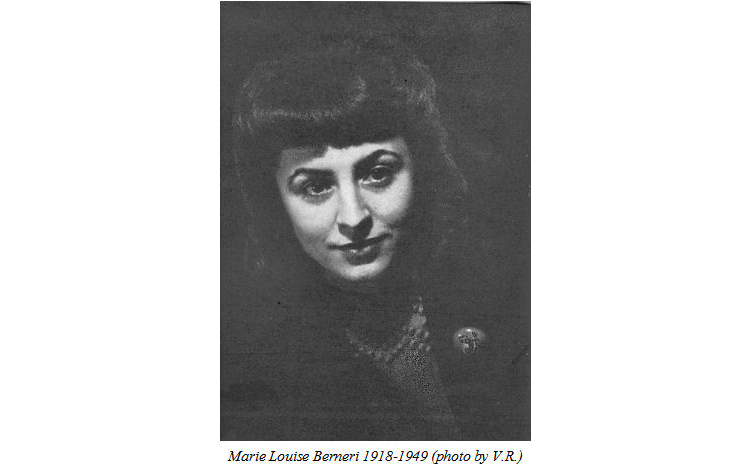 Marie Louise Berneri 1918–1949 (photo by Vernon Richards)